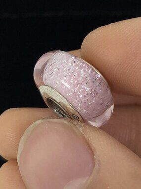 👍👍Pandora Pink Murano Glass Bead Charm